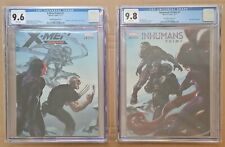 Inhumans: Prime #1 CGC 9.8 + Xmen Prime 9.6 - Dell'Otto Connecting Variant Set  picture