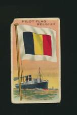 1909-11 T59 Flags Of All Nations Recruit Blue Back Pilot Flag Belgium picture