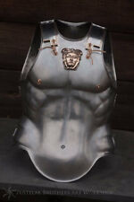 16Ga Steel Sca Larp Medieval Muscle Breastplate Jacket Muscle Cuirass Cosplay picture