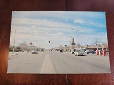 Postcard NM New Mexico Tucumcari Route 66 Downtown Street View 1950s Era Autos picture