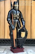 Medieval Brass Suit Of Armour Wearable Knight Crusader Full Body Larp Templar  picture