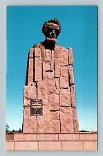 Lincoln Monument Sherman Hill Wyoming Postcard picture