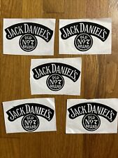 Lot of 5 Jack Daniels Old No. 7 Black Logo patches- Great For Jackets Or Caps picture