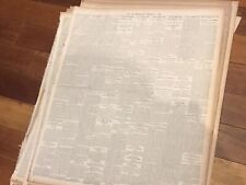 20 X Original Old Newspaper Pages Australian Federation Government 1899 picture