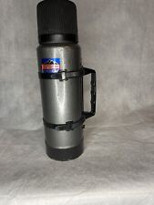 Vintage Aladdin Thermos Rugged American, Quart Steel Black Made USA picture