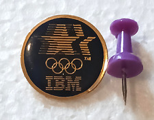 1984 L.A. IBM Computer Souvenir Olympic Enamel Pin picture