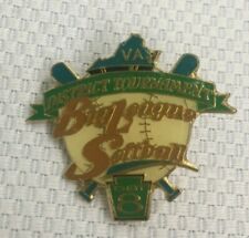 Vintage Virginia District 8 Tournament Lapel Hat Pin Big League Softball Enamel picture