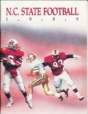 1989 North Carolina State Football Guide a6 bx66 picture