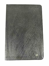 Vtg 73 New American Standard Bible Bonded Leather Black Holman Monogrammed Jill picture