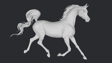 Breyer size SM 1/32 artist resin prancing Arabian model horse picture