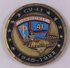 NEW USN - U.S. NAVY - USS MIDWAY -  CV-41  - Challenge Coin -  picture
