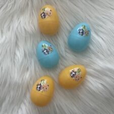 Set of 5 2008 Hasbro Littlest Pet Shop LPS Fillable Easter Eggs - EUC, Kawaii picture