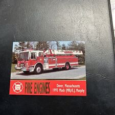 Jb98 Fama Fire Engines 1993 #102 Dover Massachusetts 1993 Mack picture