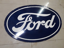 PORCELIAN FORD ENAMEL SIGN SIZE 36X24 INCHES DOUBLE SIDED picture