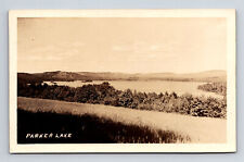 RPPC Scenic View of Parker Lake ME ? Postcard picture