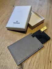 Rolex Original Hand Mirror with Leather Sleeve Case Grey New with Box picture