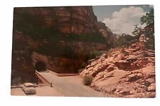Postcard Utah Entrance To Zion Tunnel Zion National Park  picture