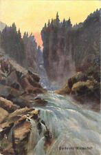 Tuck's Oilette Gasteiner Wasserfall Tuck Antique Postcard Vintage Post Card picture