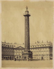 C. Tune, Ruins of the Paris Commune Vintage Albumen Print Albumin Print  picture