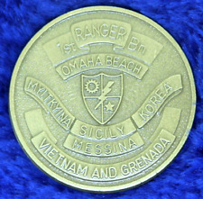US Army 1st BN 75th Infantry Rangers Afghanistan Iraq Challenge Coin PT-10 picture