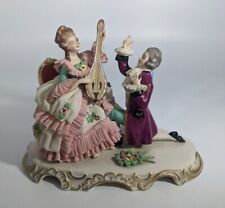 Wessel Frankenthal Germany Antique Porcelain Victorian Courting Couple Mandolin picture