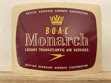 1950's 1960's British Overseas Airways Corporation Monarch Luxury Transatlantic  picture