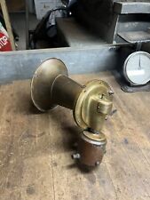 Old Rare Lovell McConnell Klaxon 6552 Electric Car Auto Horn Brass Trumpet Works picture