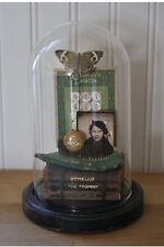 Glass Display Bell Jar/Dome Cloche with Wood Base picture