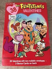 Vintage 1990 The Flintstones Valentines Day Cards Cleo Gibson Greeting Cards NOS picture