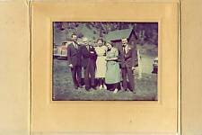 1964 Anna M Halverson Family-Color Photo-Group of 5 Outside-Old Truck picture