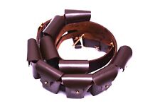  British P-1903 Leather Nine Pocket Cavalry Bandolier Dark Brown - Reproduction picture