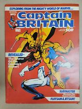 Marvel #3 Captain Britain 1985 Reveled The Source Of Captain Power Comic Book picture