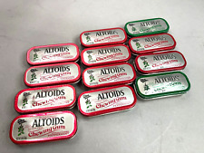 Vintage Altoids Peppermint Spearmint Chewing Gum Empty 1.05 oz Tin Box 12 lot picture