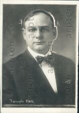 1918 Mr Joseph Folk of the Interstate Commerce Commissioner Press Photo picture