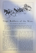 1901 Stage Coach Robbers of the West by Charles Michelson Plummer Fred Amos picture