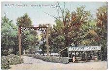 U.S. 277, Entrance to Bushkill Park, Easton, Pennsylvania Unused Postcard picture