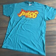 Vintage Blue 95ynf Tampa Bay Rock Radio Promo Upside Down Logo - T-Shirt - Large picture