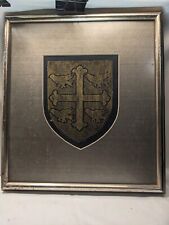 Pair Reproduction Coat of  Arms  Brass Rubbings Dean George Granville Bradley picture
