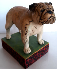 Jim Shore Heartwood Creek 2007 Chesty bulldog dog in BOX with tag picture