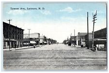 1910 Main Street Road Buildings Towner Ave Larimore North Dakota Posted Postcard picture