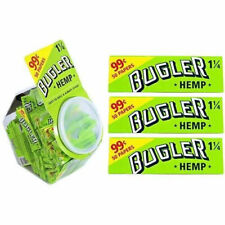 Bugler Green Hemp Cigarette Rolling Papers 1 1/4 (78mm) 75 Booklets in Fish Bowl picture