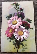 EUC Beautiful Daisies Daisy Vintage A/S Catherine Klein STFZ Postcard picture