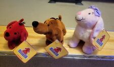 Scholastic Clifford Big Red Dog Puppy Days Plush Toy Lot of 3 New with Tags 2004 picture