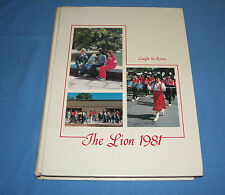 1981 John L McClellan High School Yearbook Little Rock Arkansas Lion Annual picture