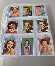 1953 Bowman T.V. & Radio NBC Trading Card Lot Of 9 picture