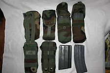 US Military Issue Molle Magazine Pouch Lot of 4 Rifle Mag Pouches Army Marine 4 picture