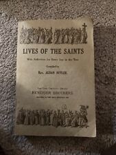 Rare Antique Lives Of The Saints by Rev. Alban Butler -Benziger Brothers 1894 NY picture