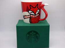 Starbucks - 2016 Holiday Fox Mug - Red / White - 12 oz picture