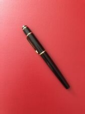Cartier Diabolo Black Roller Ball Pen with Golden  Trim picture