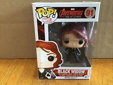 Funko POP Black Widow #91 Bobblehead Avengers Age Of Ultron Vaulted W/Protector picture